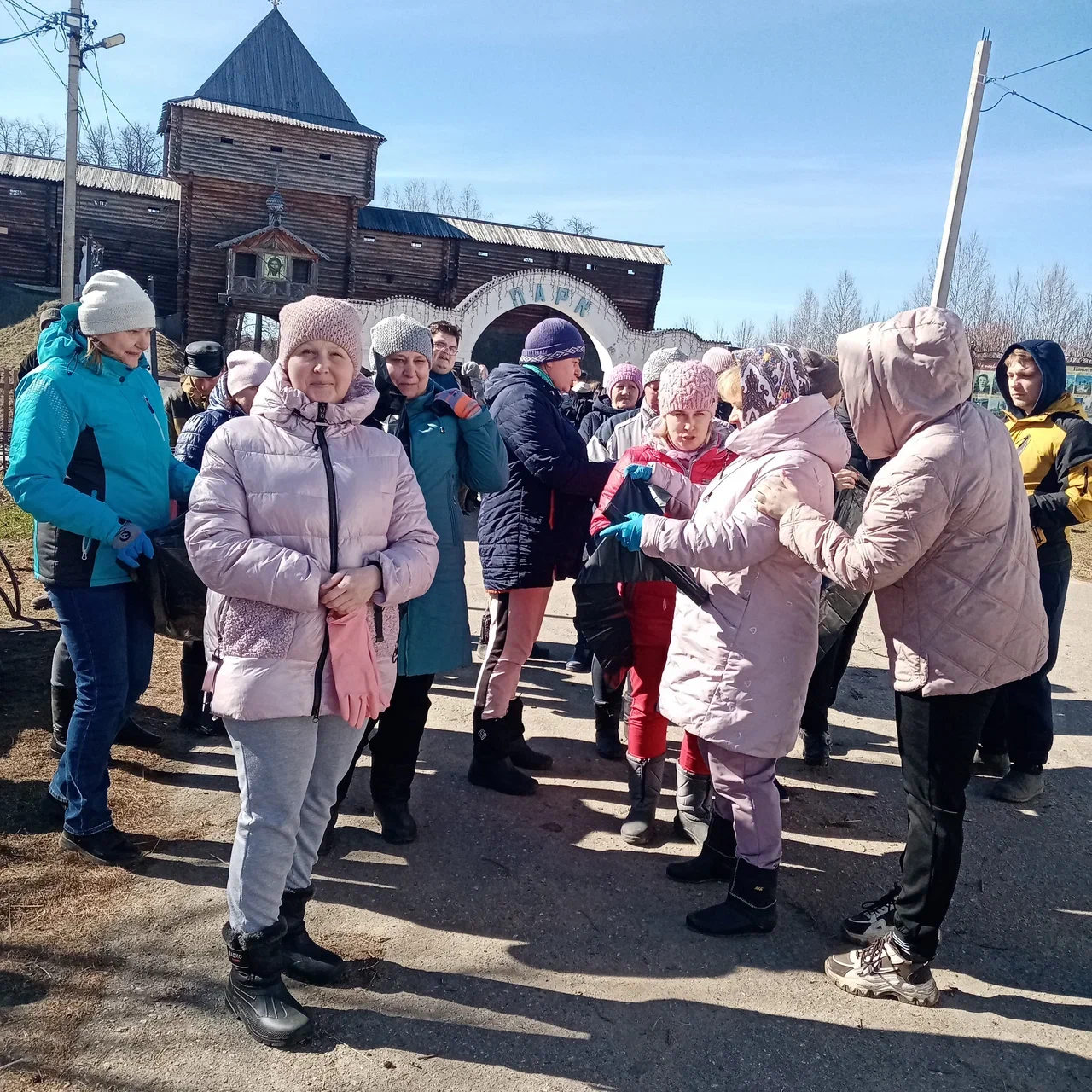 Городской субботник.