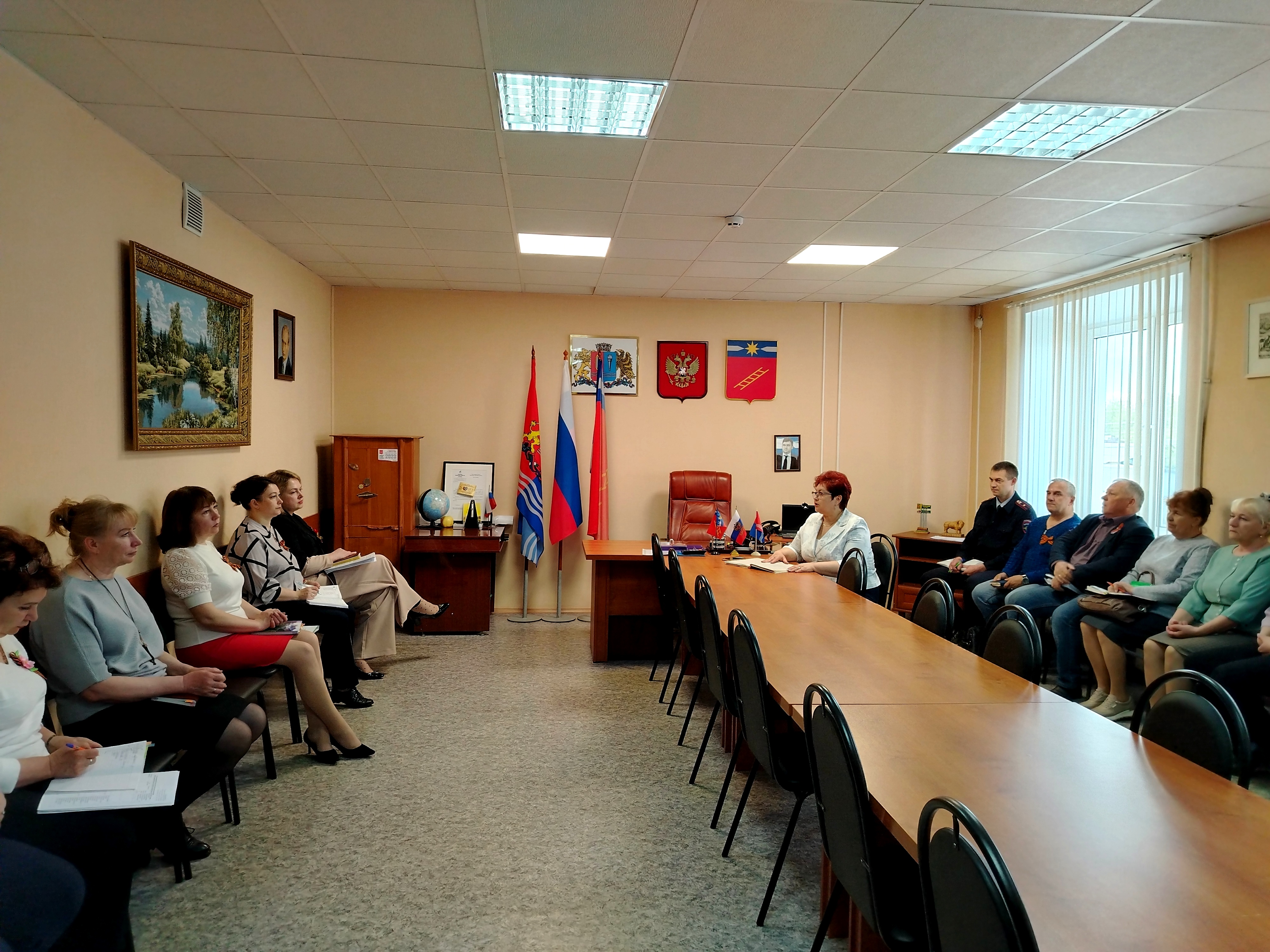 Совещание по проведению празднования Дня Победы.