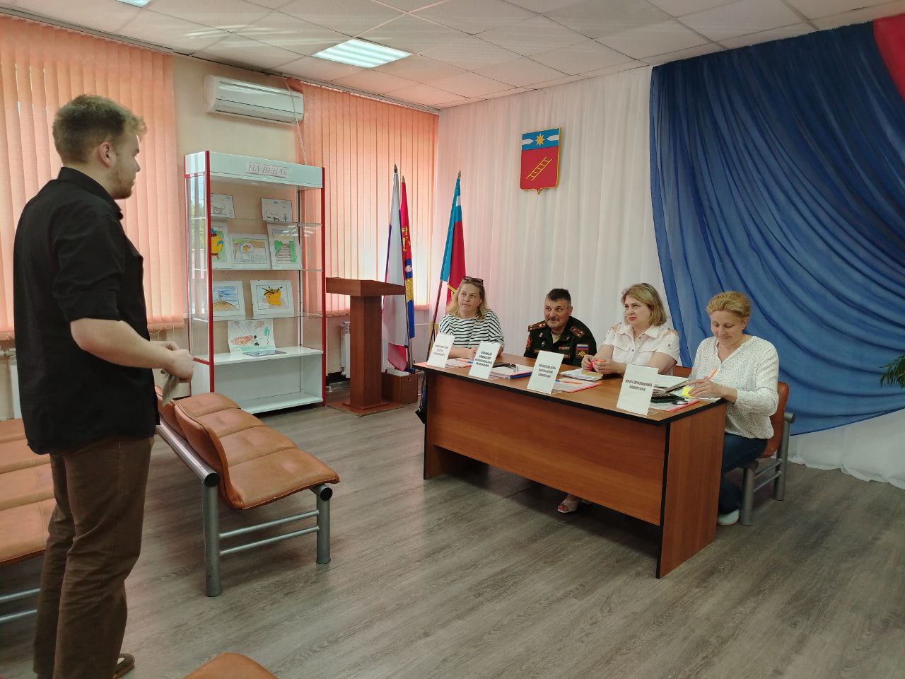 Заседание призывной комиссии.