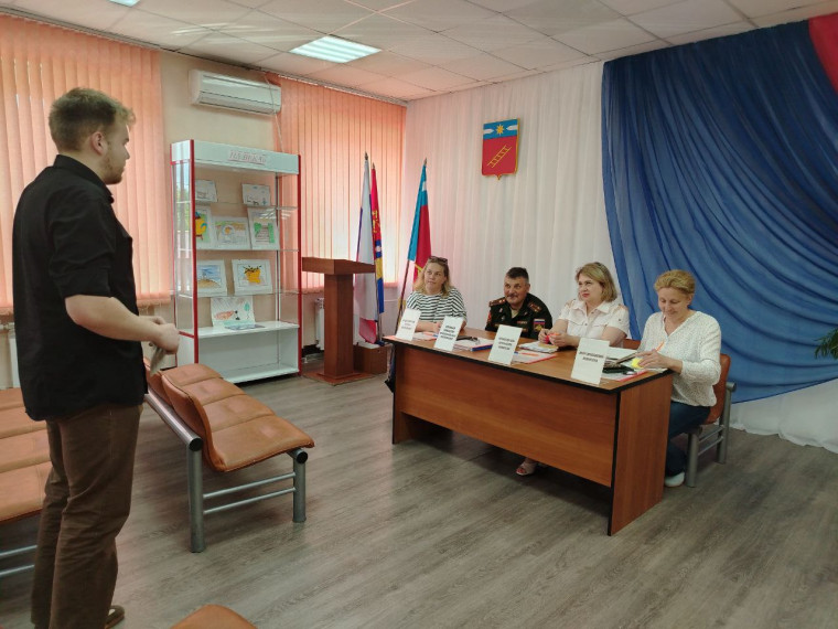 Заседание призывной комиссии. Заседание призывной комиссии.